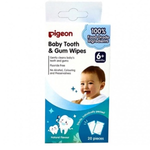 Cleaning baby teeth cotton Copy